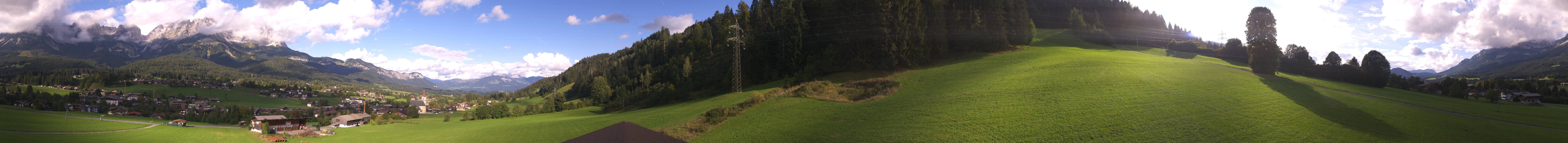 Archived image Webcam Going at mountain range Wilder Kaiser, Tyrol