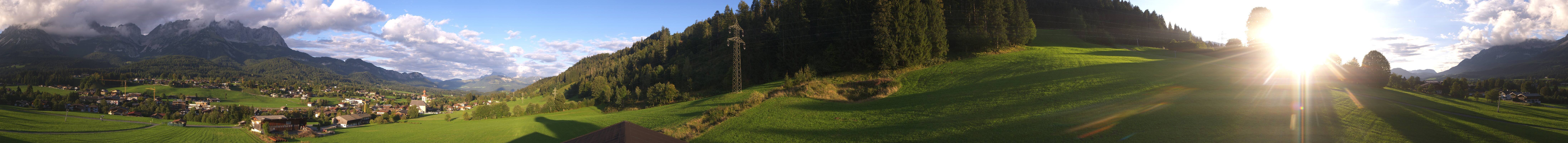 Archived image Webcam Going at mountain range Wilder Kaiser, Tyrol