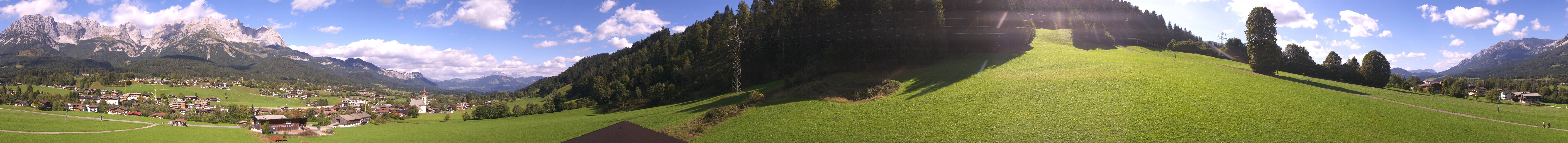 Archived image Webcam Going at mountain range Wilder Kaiser, Tyrol