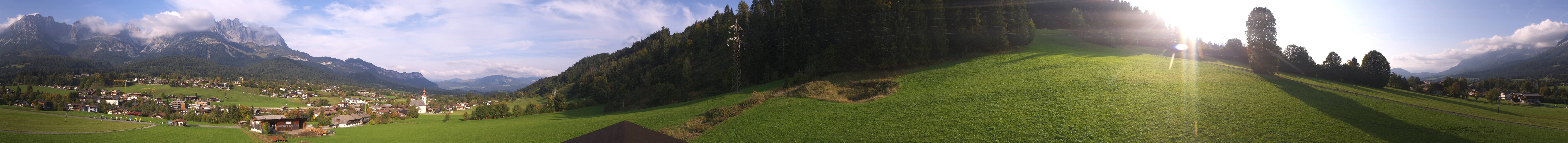 Archived image Webcam Going at mountain range Wilder Kaiser, Tyrol