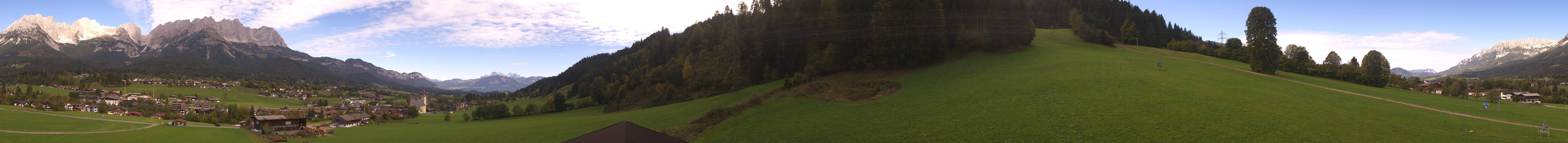 Archived image Webcam Going at mountain range Wilder Kaiser, Tyrol