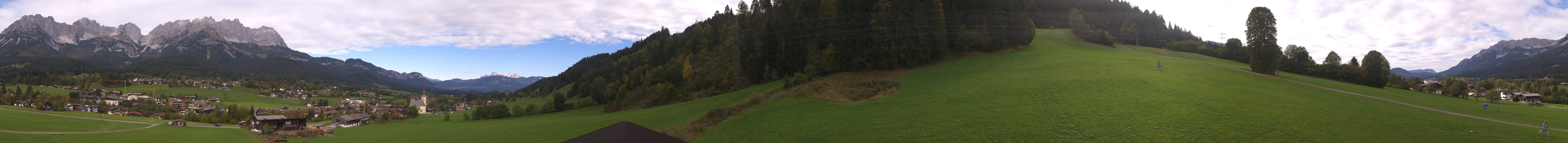 Archived image Webcam Going at mountain range Wilder Kaiser, Tyrol