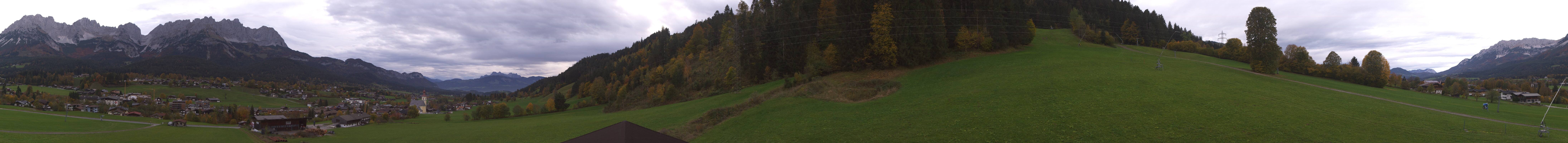 Archived image Webcam Going at mountain range Wilder Kaiser, Tyrol