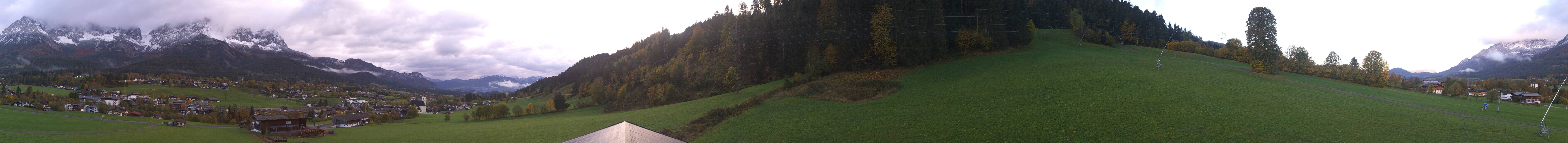 Archived image Webcam Going at mountain range Wilder Kaiser, Tyrol