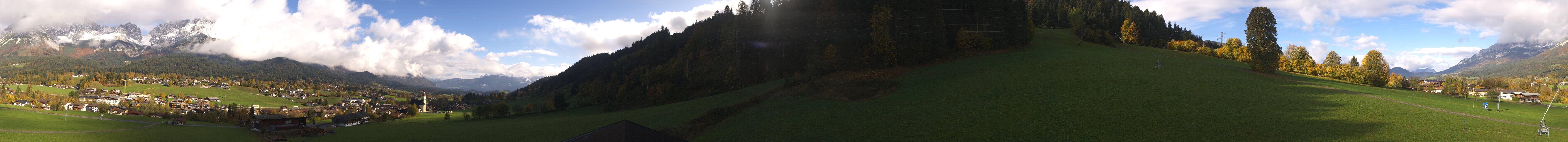 Archived image Webcam Going at mountain range Wilder Kaiser, Tyrol