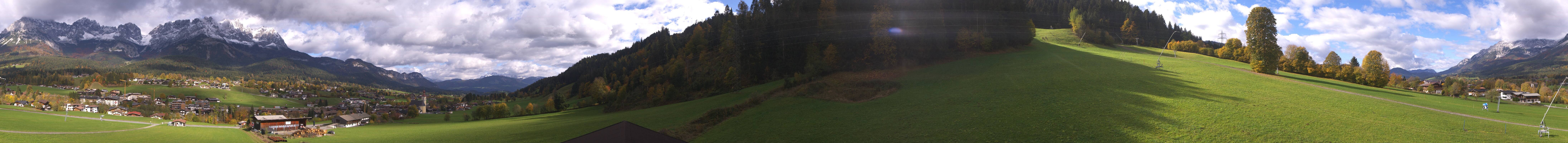 Archived image Webcam Going at mountain range Wilder Kaiser, Tyrol