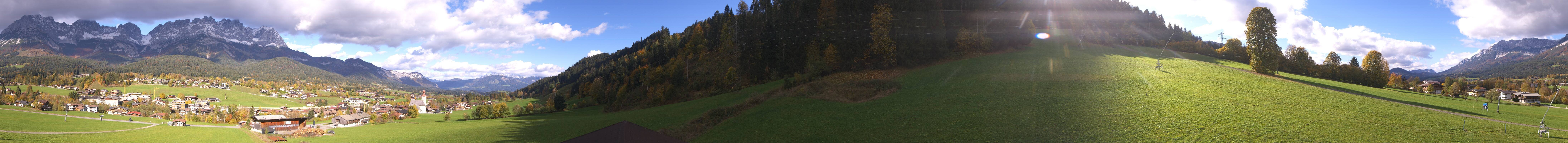 Archived image Webcam Going at mountain range Wilder Kaiser, Tyrol