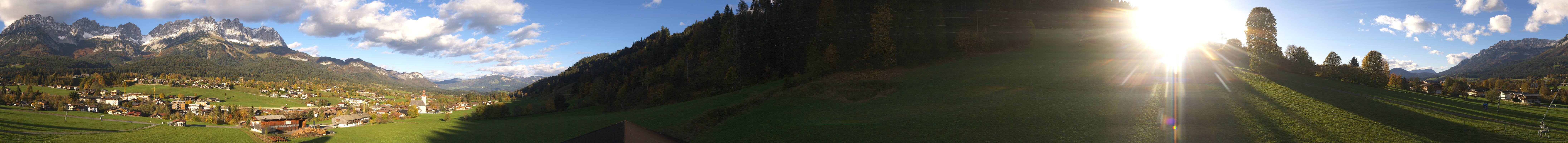 Archived image Webcam Going at mountain range Wilder Kaiser, Tyrol