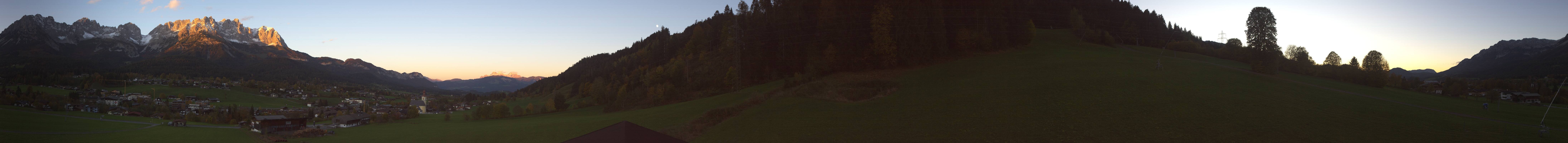 Archived image Webcam Going at mountain range Wilder Kaiser, Tyrol