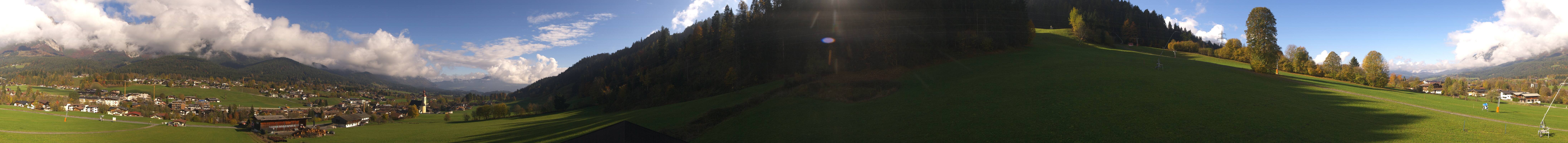 Archived image Webcam Going at mountain range Wilder Kaiser, Tyrol