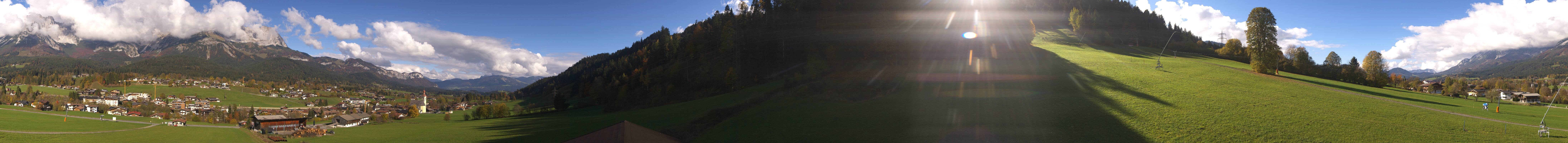 Archived image Webcam Going at mountain range Wilder Kaiser, Tyrol