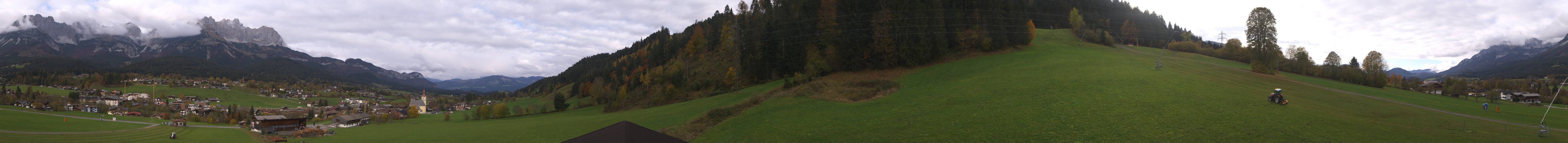 Archived image Webcam Going at mountain range Wilder Kaiser, Tyrol