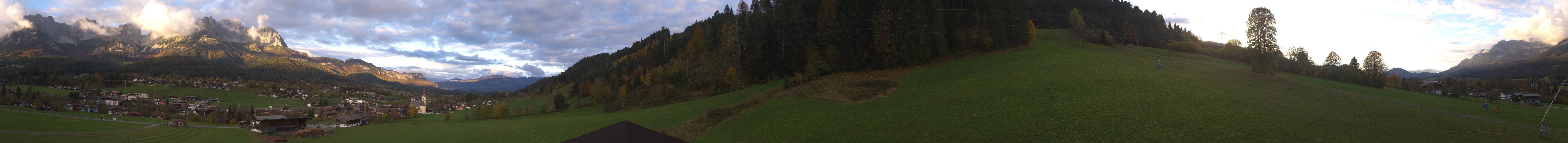 Archived image Webcam Going at mountain range Wilder Kaiser, Tyrol