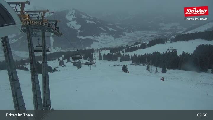 Archiv Foto Webcam Bergstation Jochbahn, Brixen im Thale