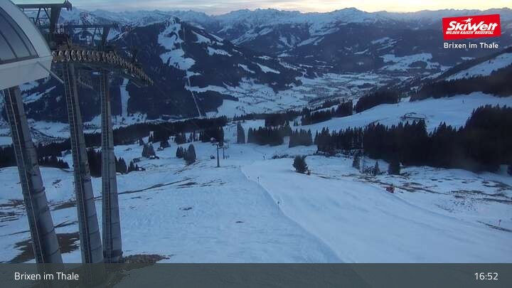 Archiv Foto Webcam Bergstation Jochbahn, Brixen im Thale