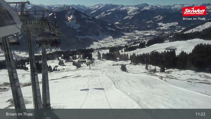 Archiv Foto Webcam Bergstation Jochbahn, Brixen im Thale