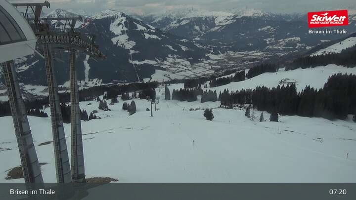 Archiv Foto Webcam Bergstation Jochbahn, Brixen im Thale