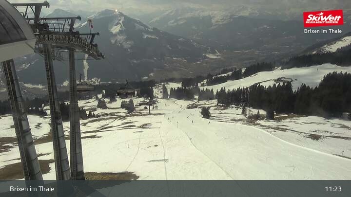 Archiv Foto Webcam Bergstation Jochbahn, Brixen im Thale