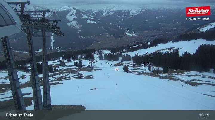 Archiv Foto Webcam Bergstation Jochbahn, Brixen im Thale