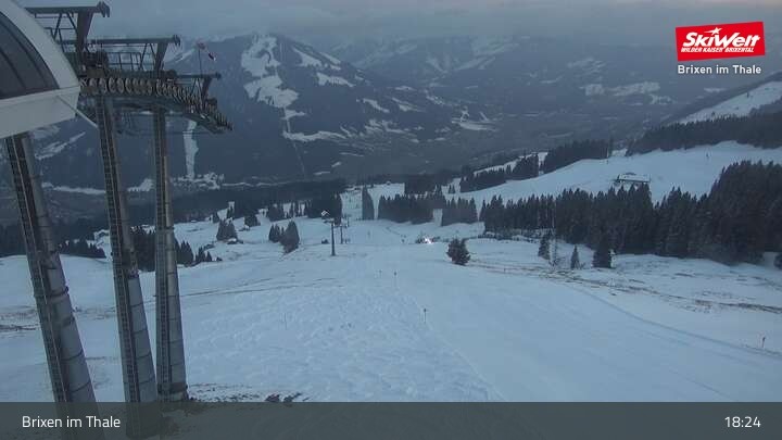 Archiv Foto Webcam Bergstation Jochbahn, Brixen im Thale