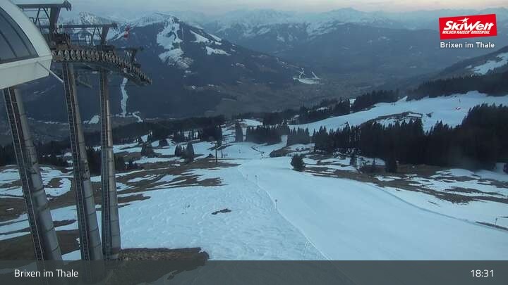 Archiv Foto Webcam Bergstation Jochbahn, Brixen im Thale
