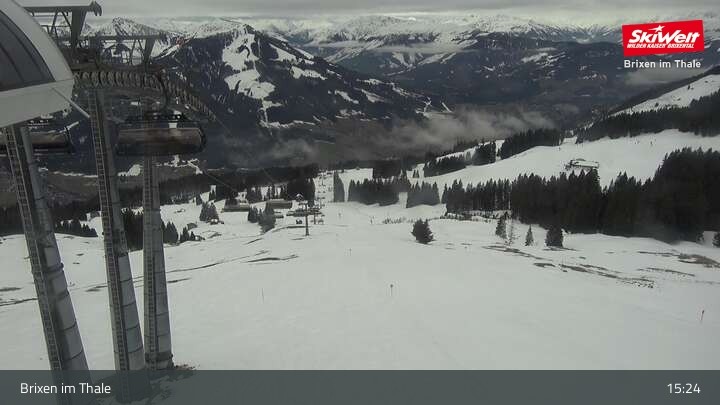 Archiv Foto Webcam Bergstation Jochbahn, Brixen im Thale