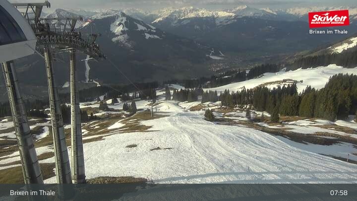 Archiv Foto Webcam Bergstation Jochbahn, Brixen im Thale
