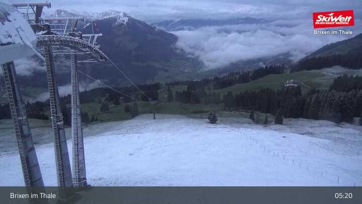 Archiv Foto Webcam Bergstation Jochbahn, Brixen im Thale