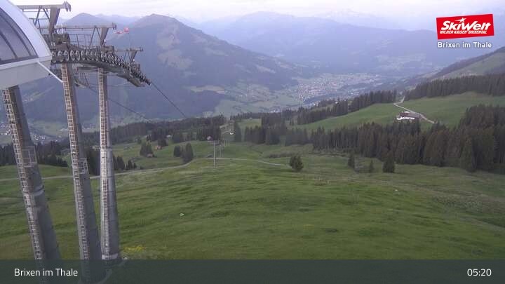 Archiv Foto Webcam Bergstation Jochbahn, Brixen im Thale