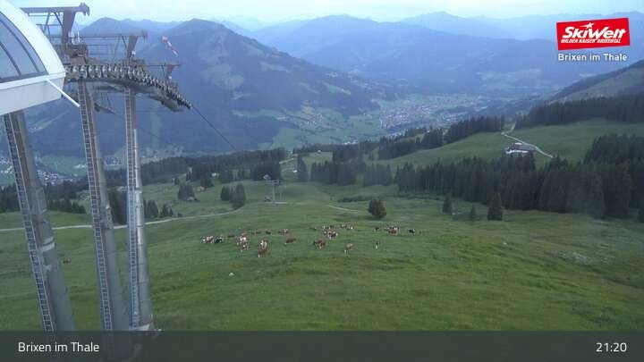 Archiv Foto Webcam Bergstation Jochbahn, Brixen im Thale