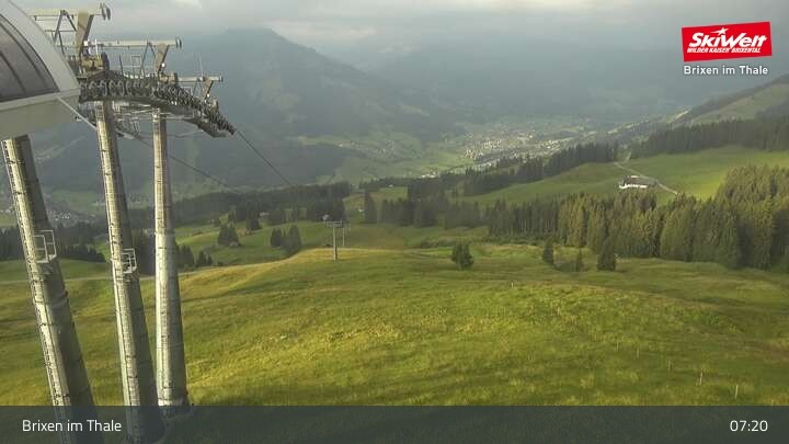 Archiv Foto Webcam Bergstation Jochbahn, Brixen im Thale