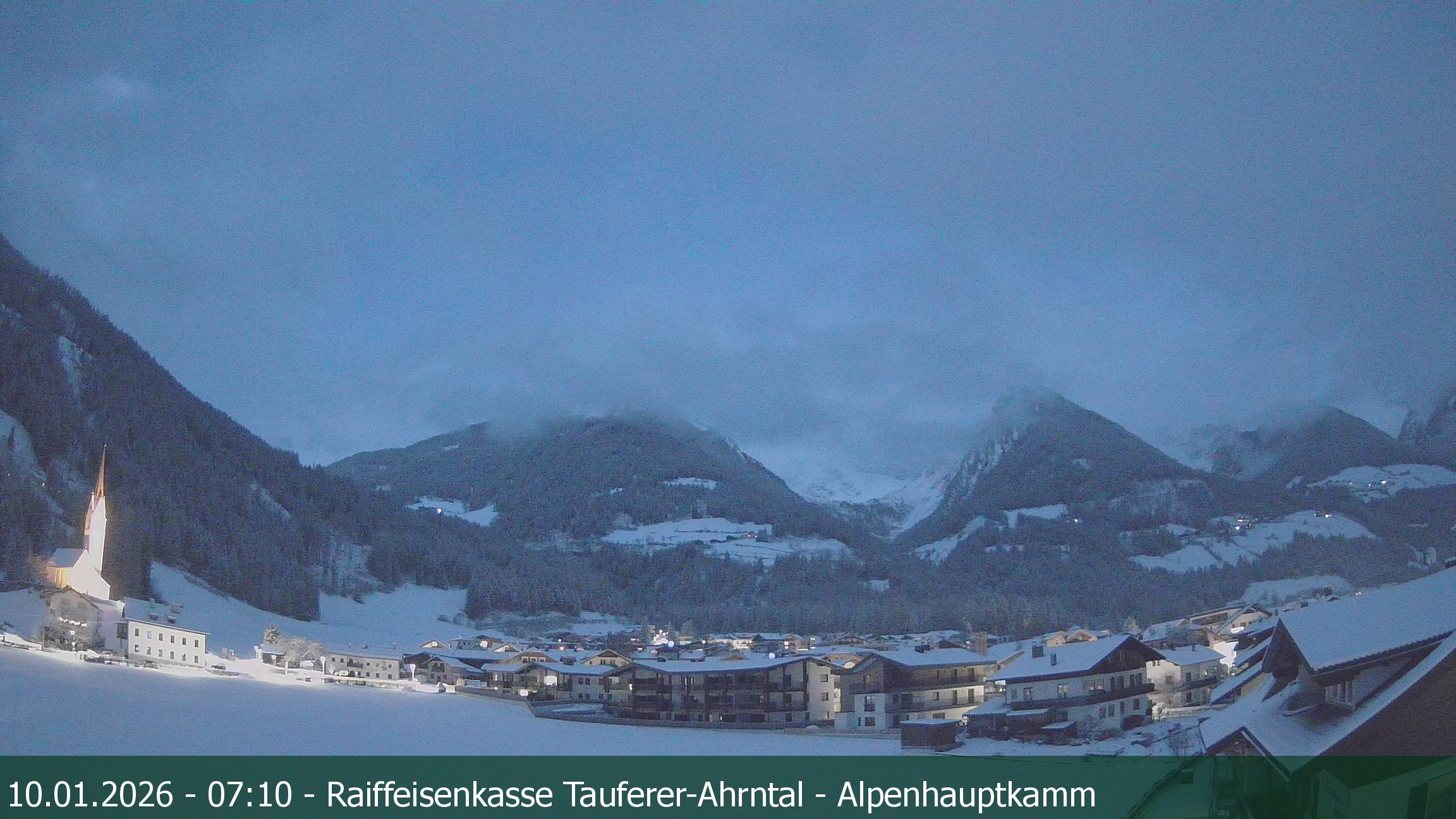 Archiv Foto Webcam Tauferer Ahrntal: Luttach