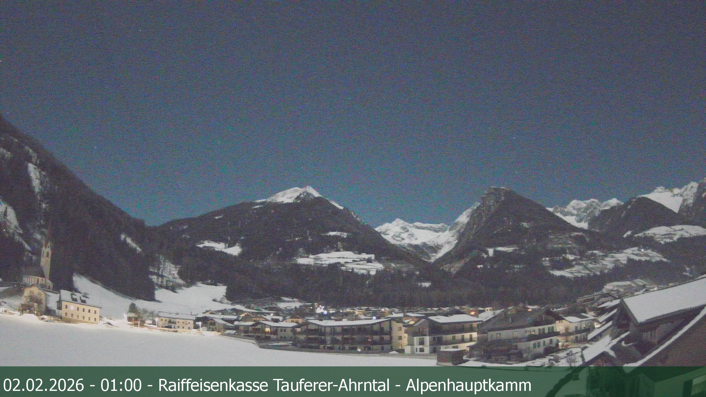 Archived image Webcam Luttach in die Ahrntal Valley