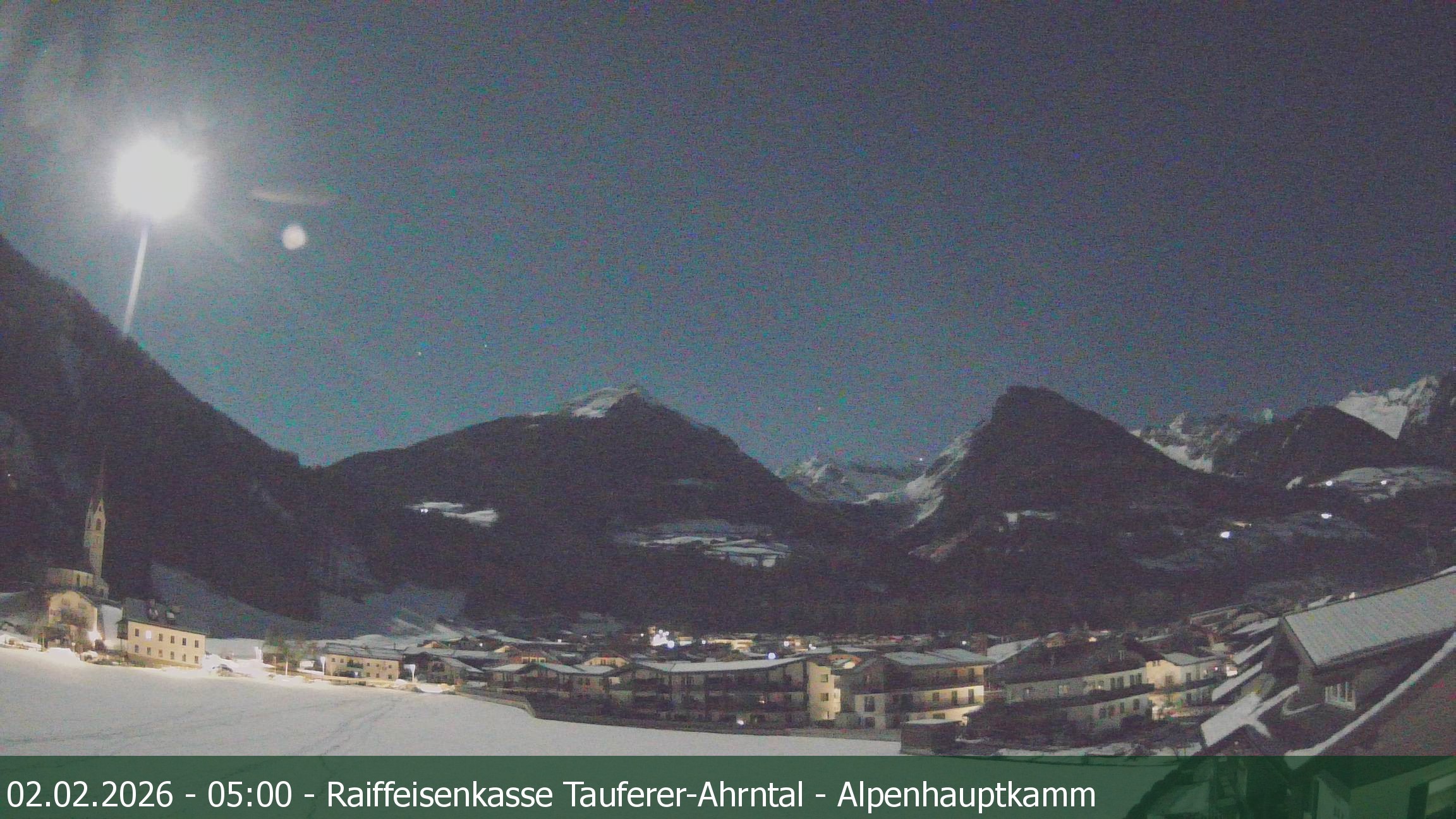 Archived image Webcam Luttach in die Ahrntal Valley
