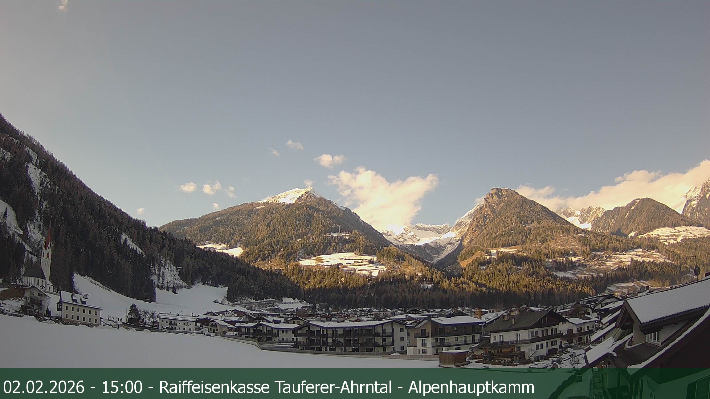 Archived image Webcam Luttach in die Ahrntal Valley