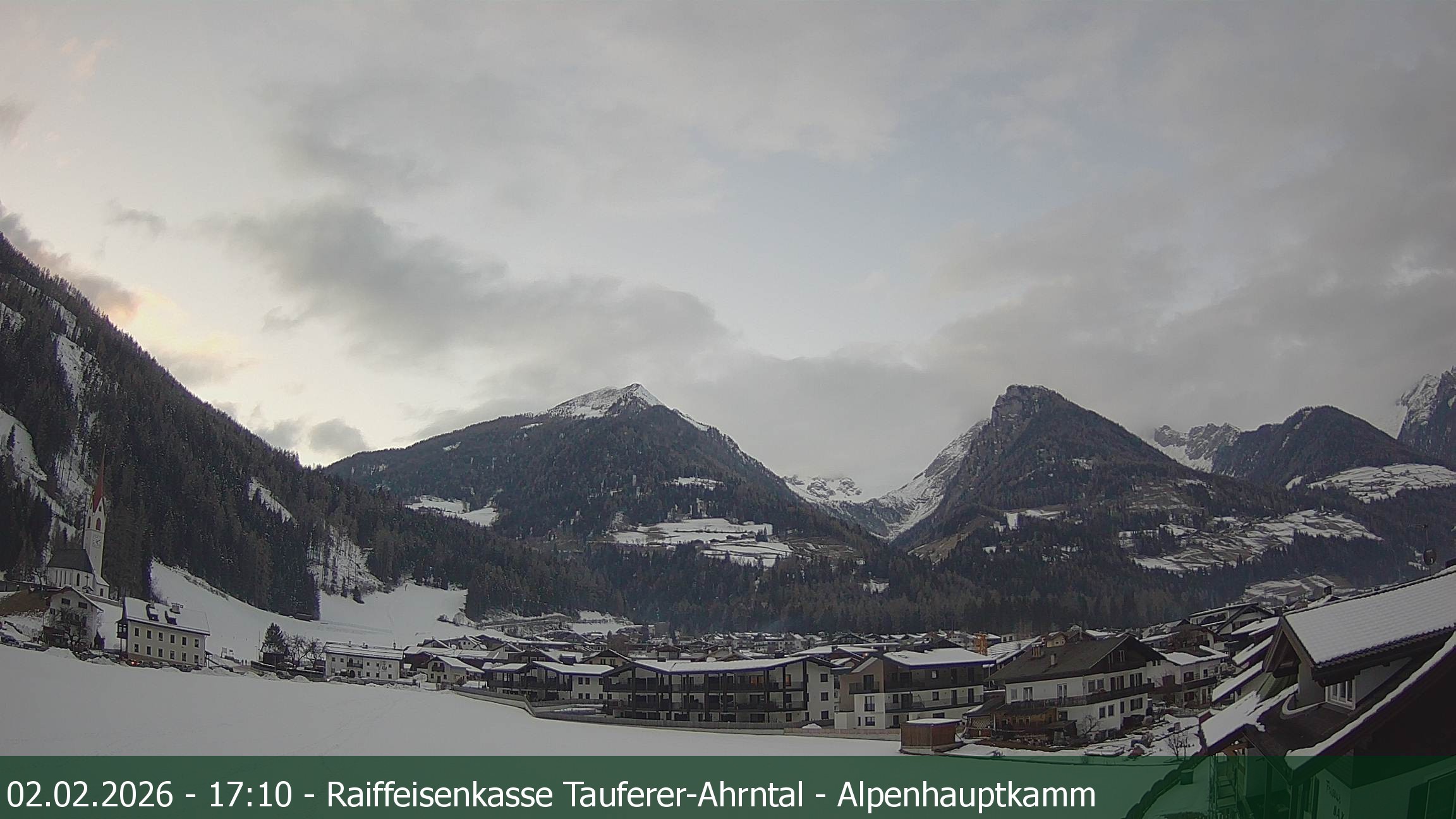 Archived image Webcam Luttach in die Ahrntal Valley