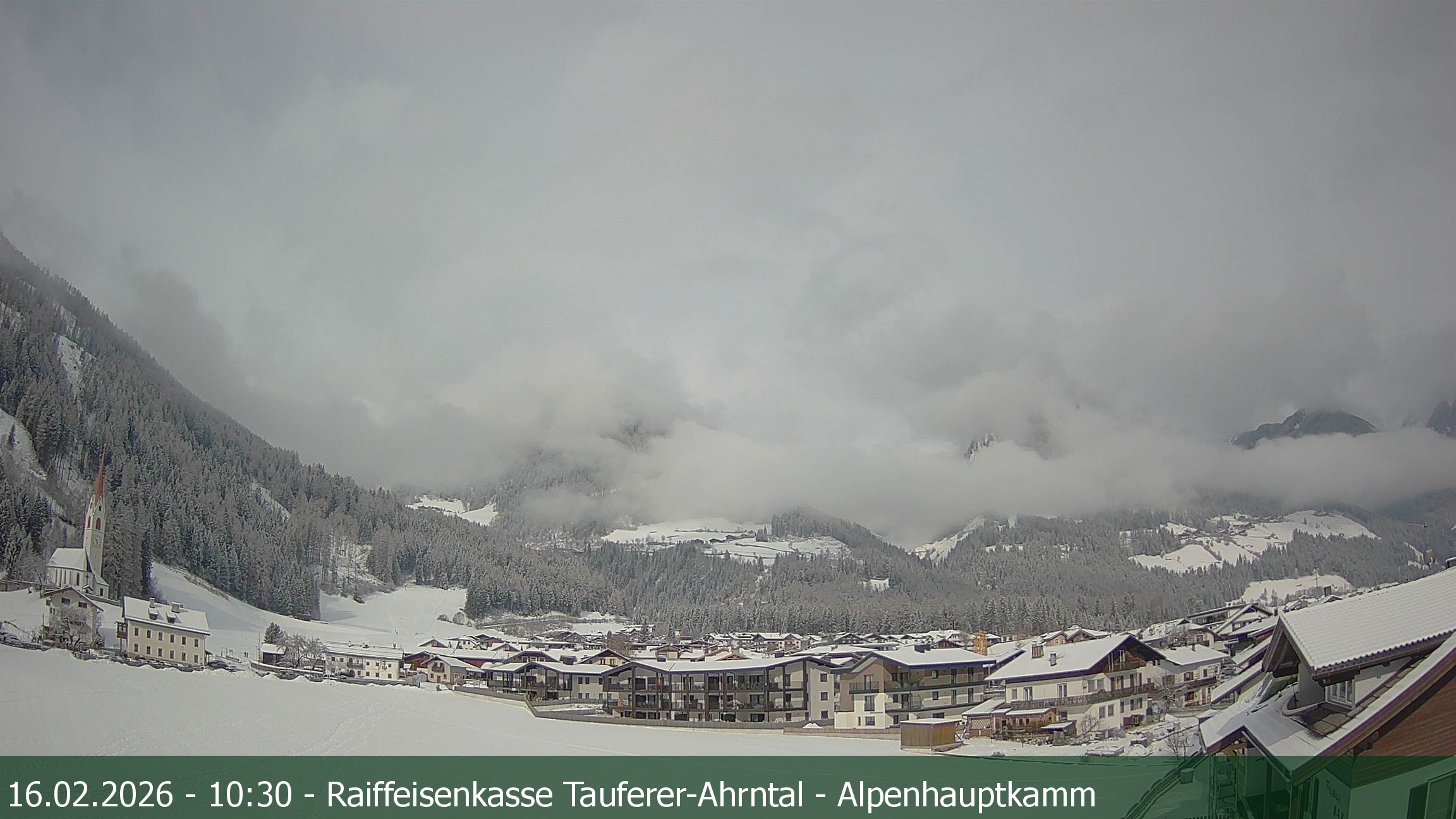 Archiv Foto Webcam Tauferer Ahrntal: Luttach