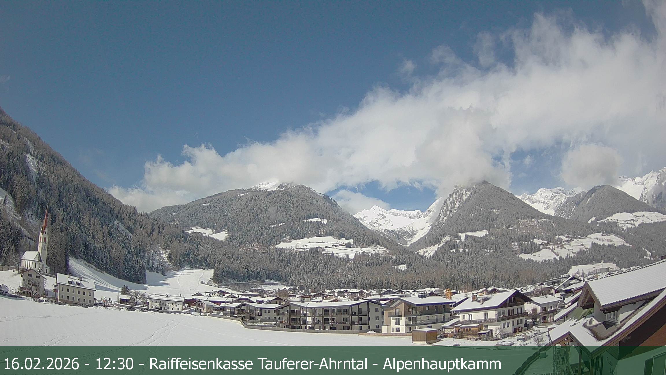Archiv Foto Webcam Tauferer Ahrntal: Luttach