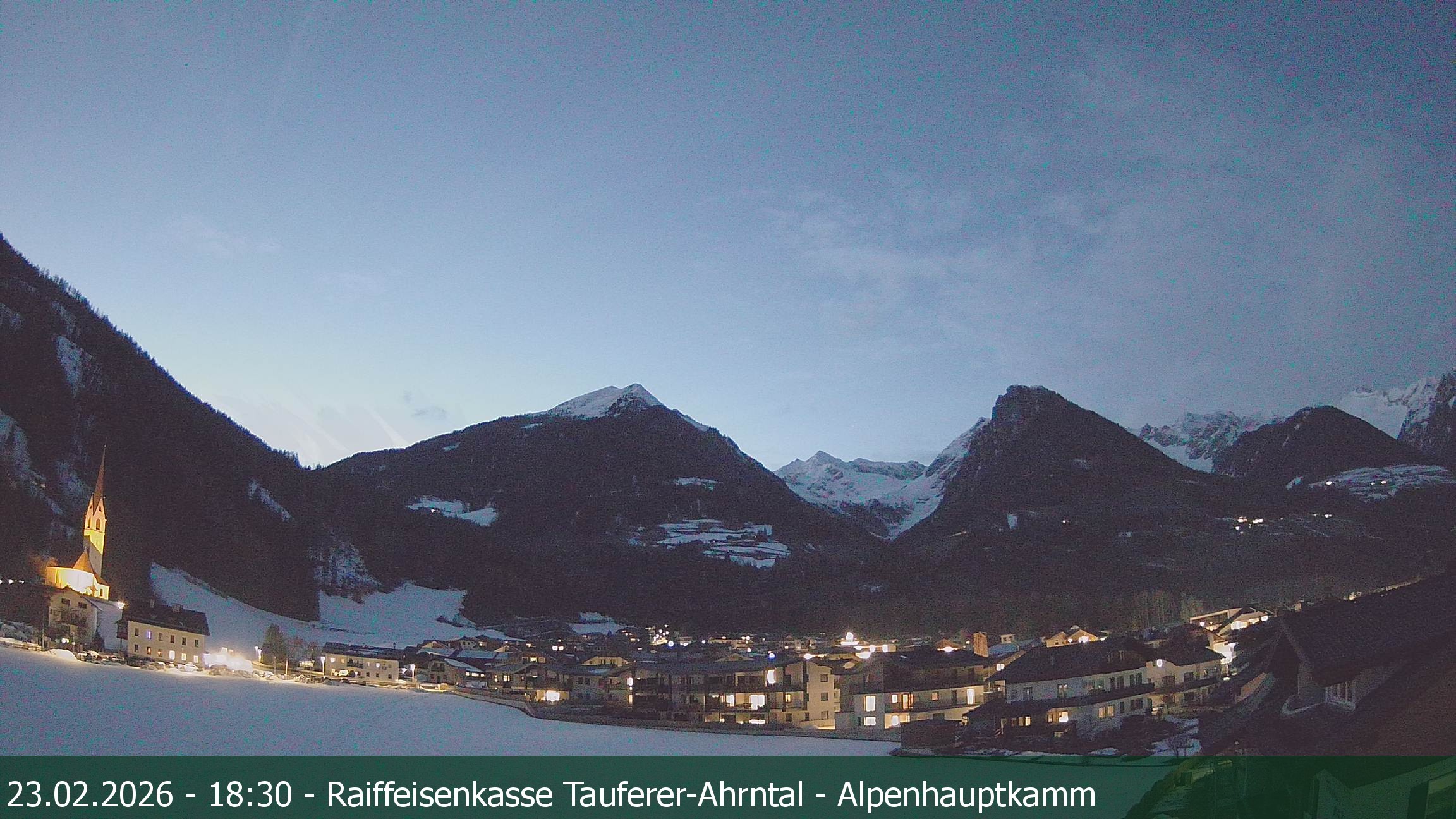 Archiv Foto Webcam Tauferer Ahrntal: Luttach