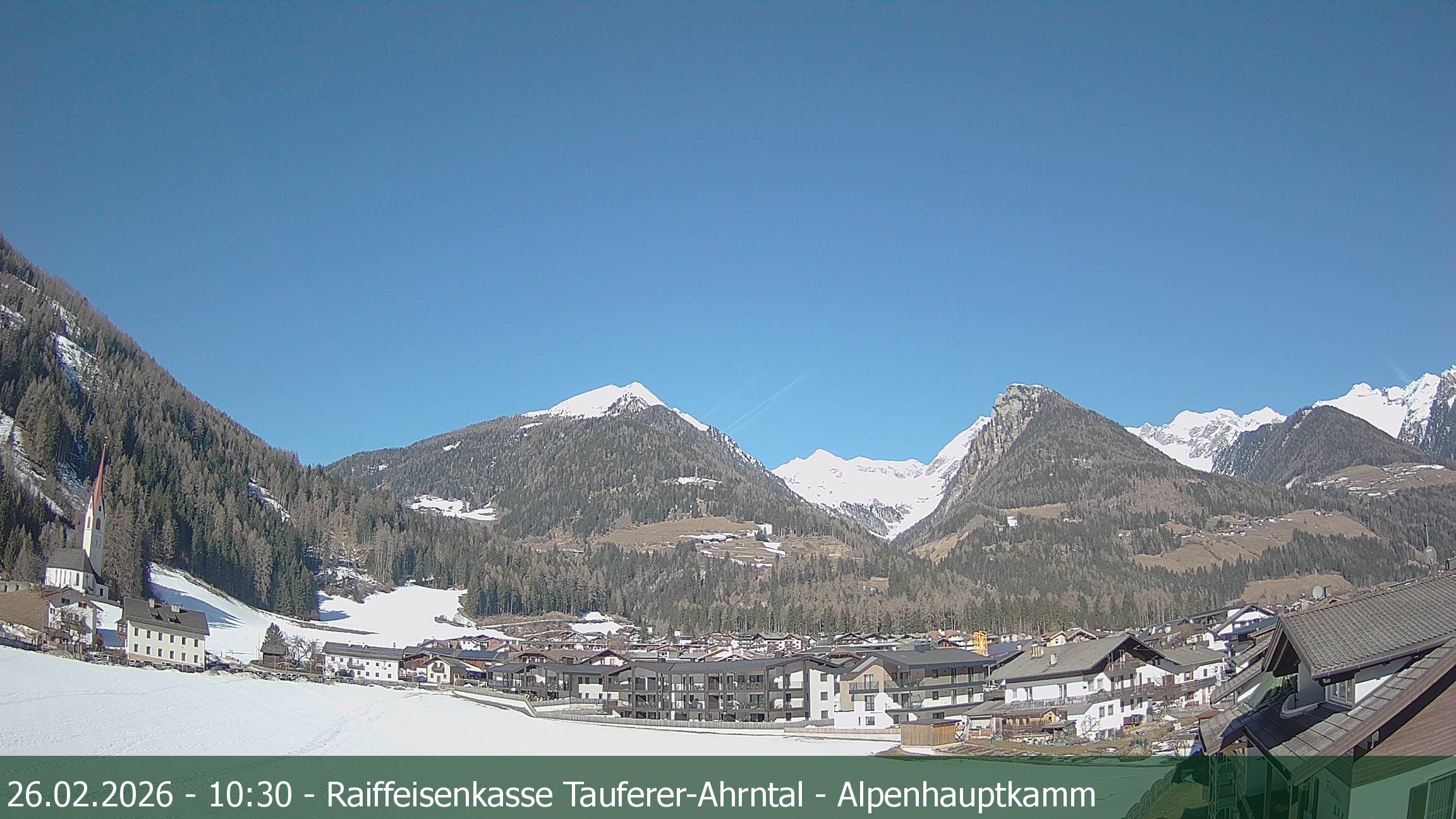 Archiv Foto Webcam Tauferer Ahrntal: Luttach
