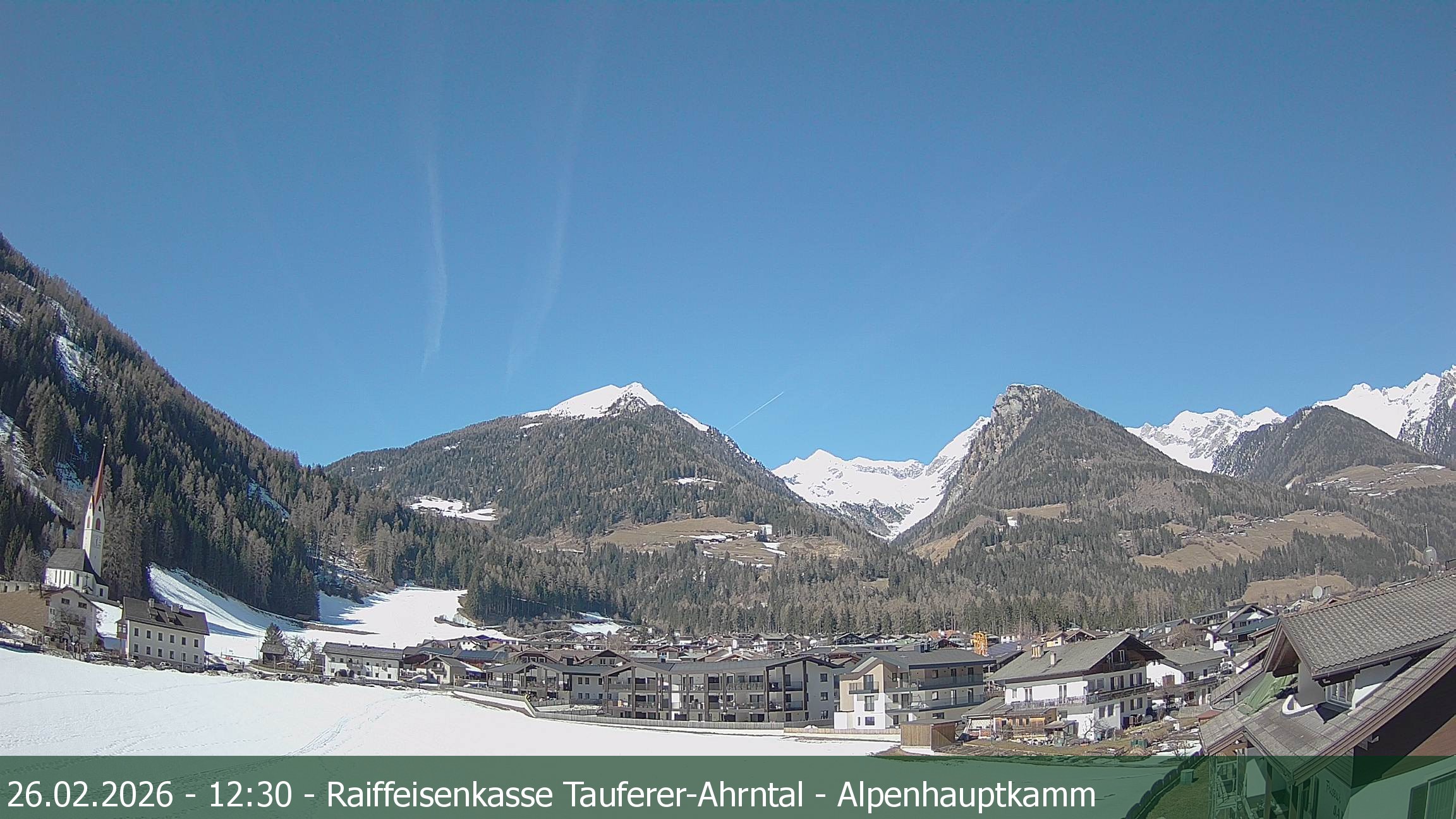 Archiv Foto Webcam Tauferer Ahrntal: Luttach