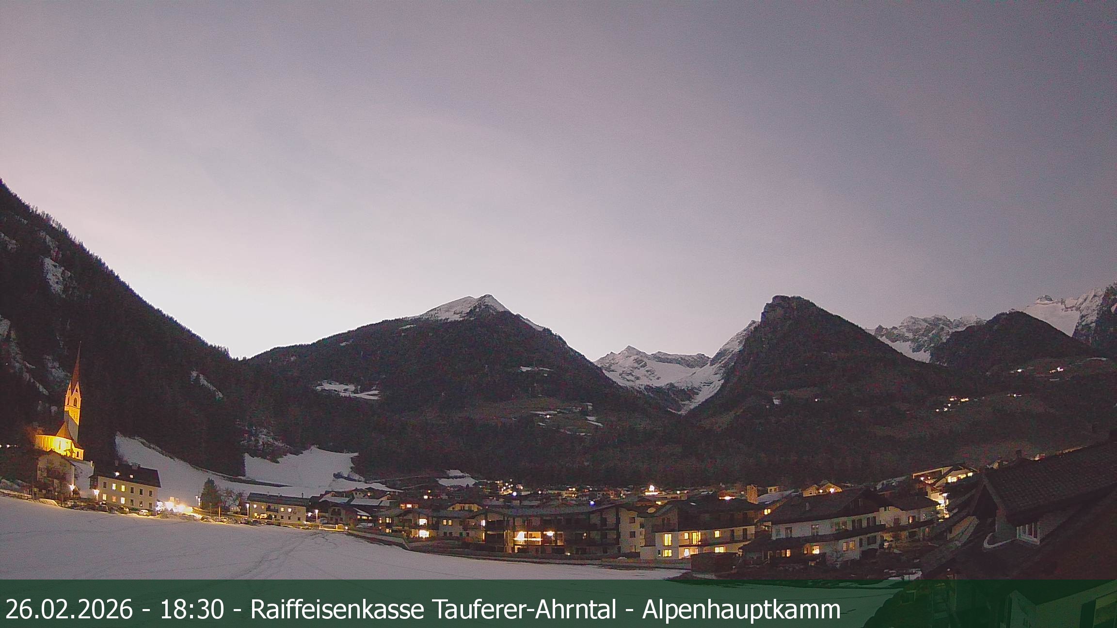 Archiv Foto Webcam Tauferer Ahrntal: Luttach