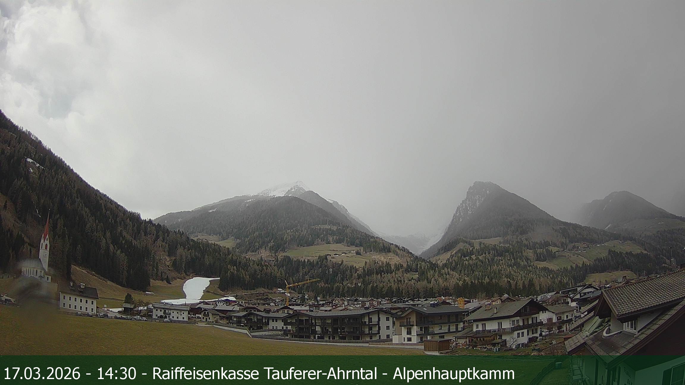 Archiv Foto Webcam Tauferer Ahrntal: Luttach