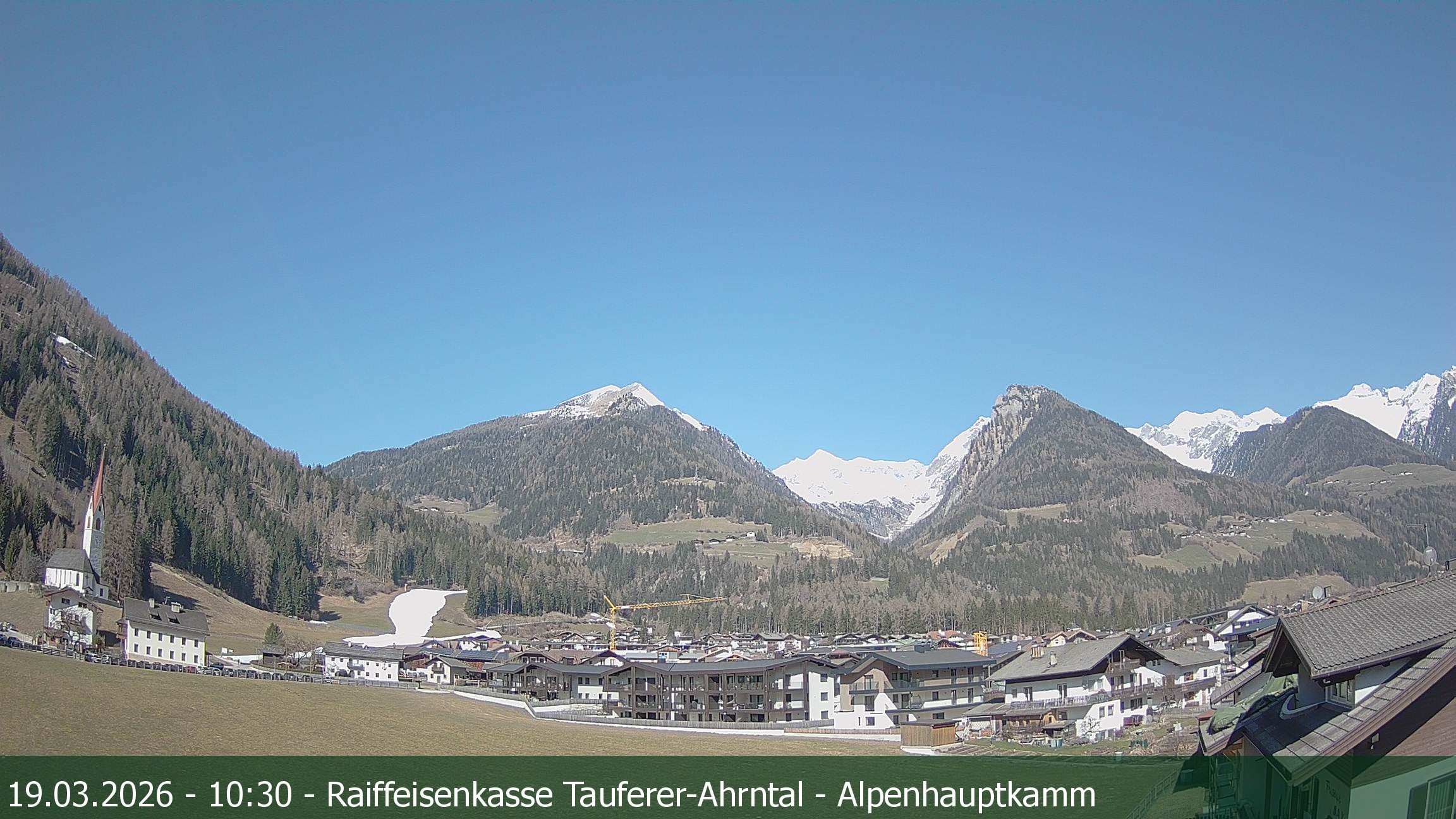 Archiv Foto Webcam Tauferer Ahrntal: Luttach