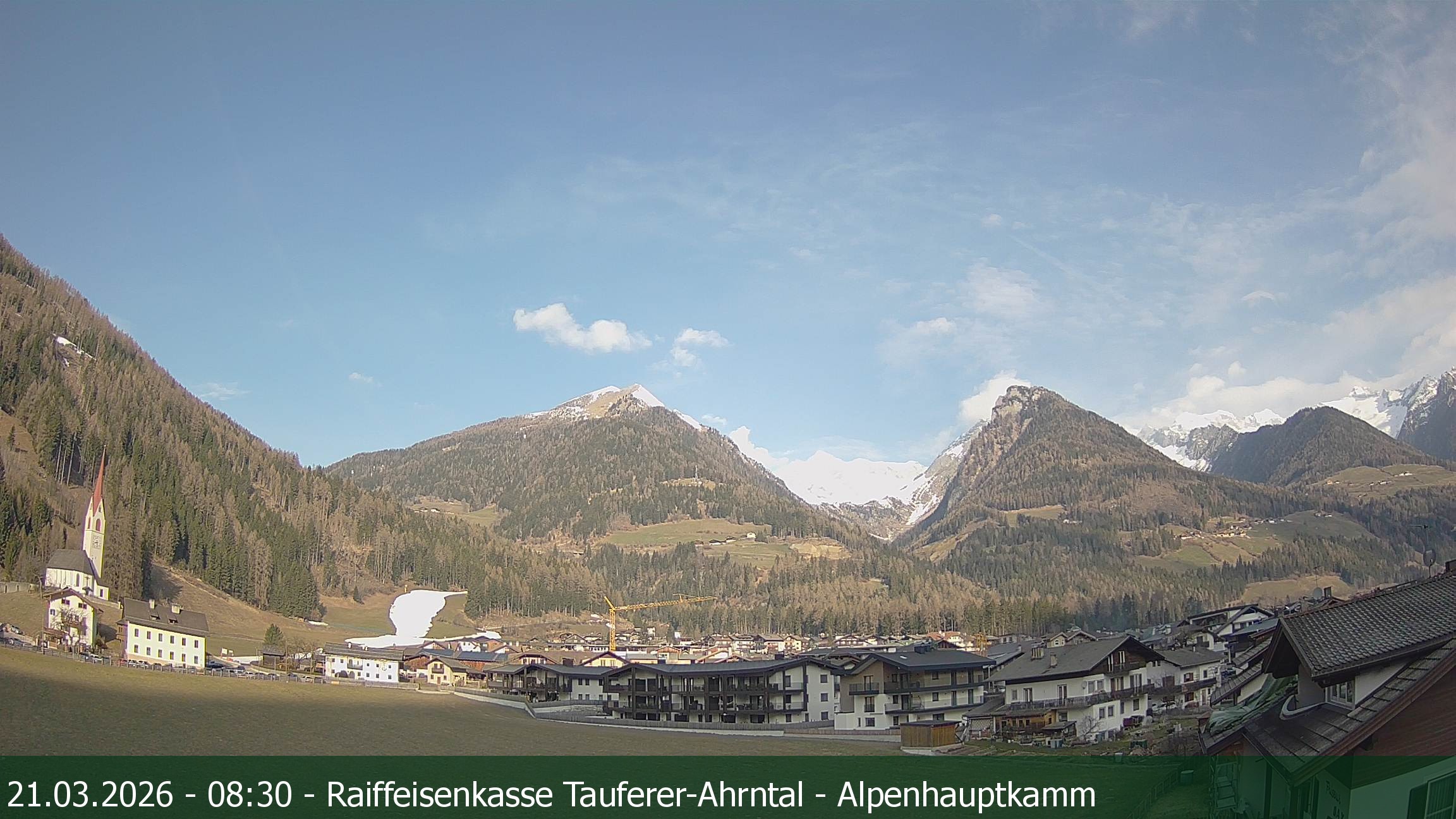 Archiv Foto Webcam Tauferer Ahrntal: Luttach