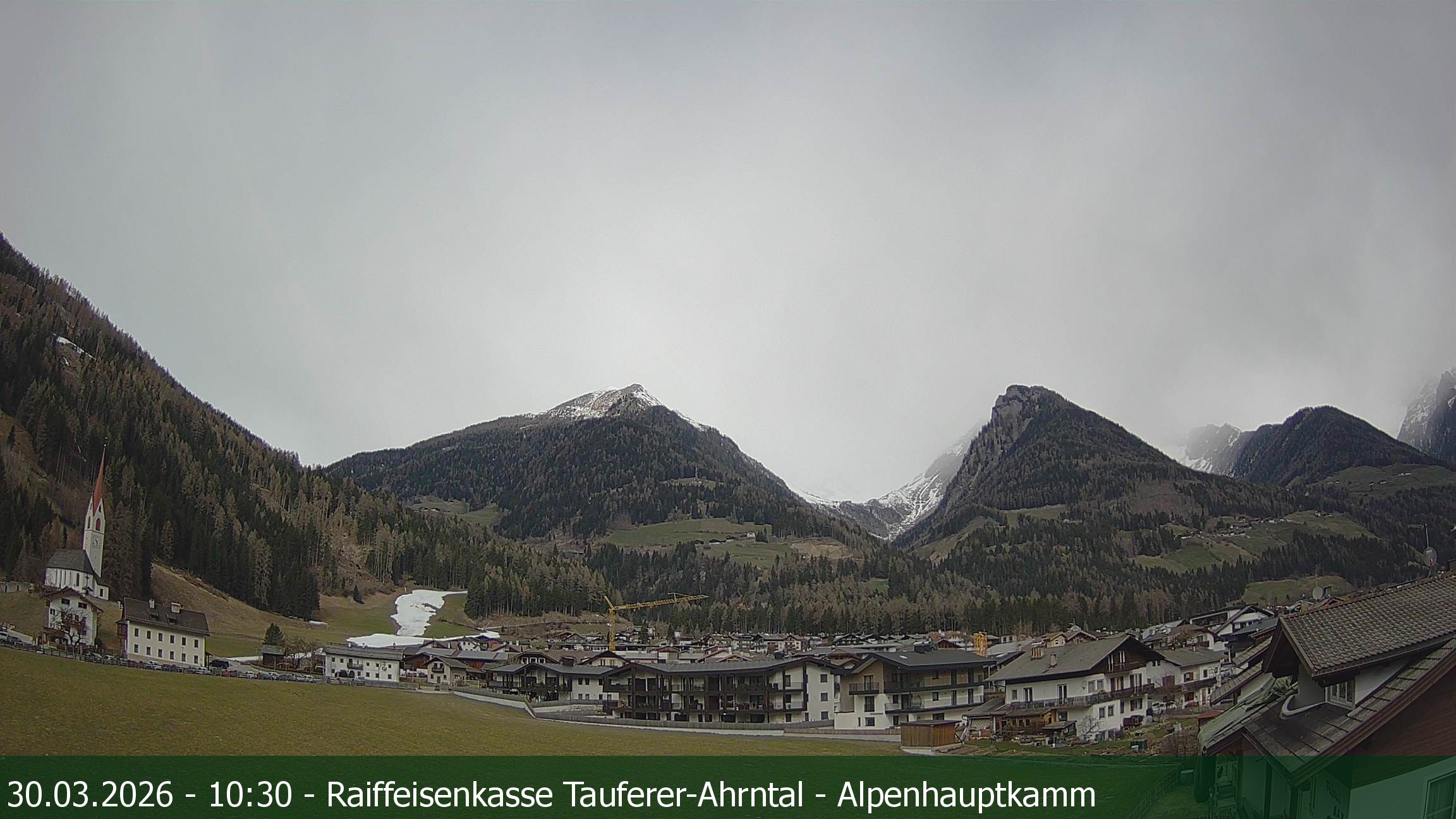 Archiv Foto Webcam Tauferer Ahrntal: Luttach