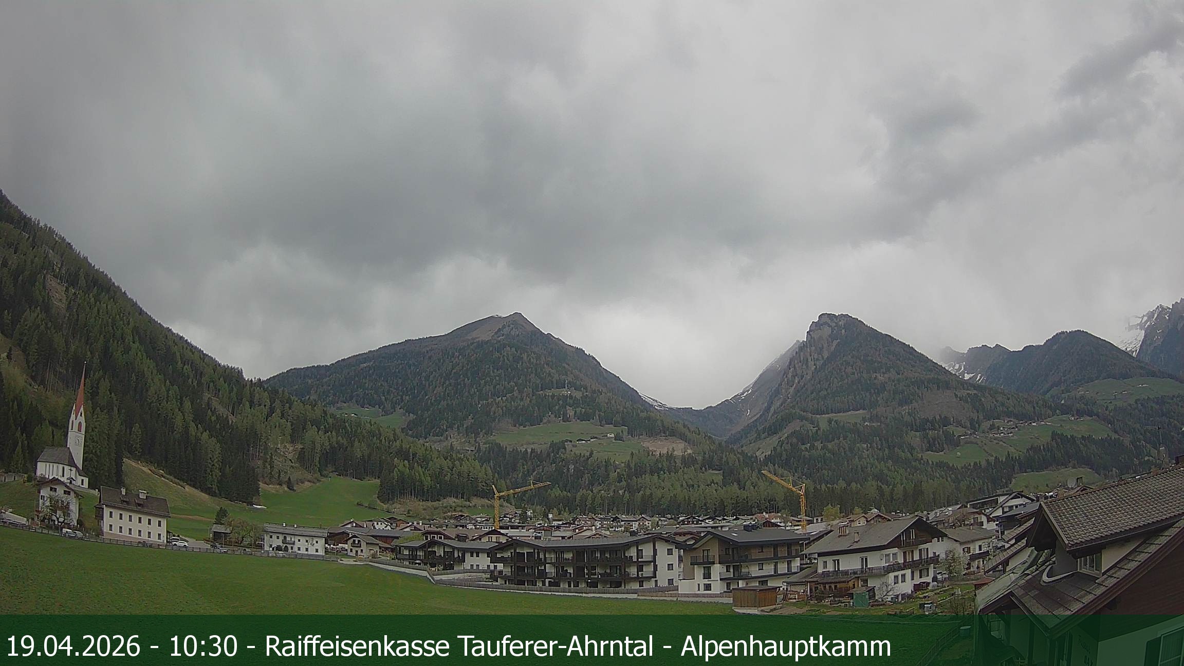Archiv Foto Webcam Tauferer Ahrntal: Luttach