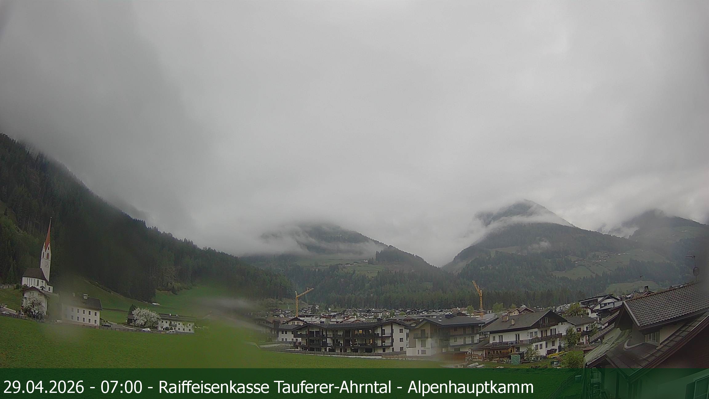 Archiv Foto Webcam Tauferer Ahrntal: Luttach