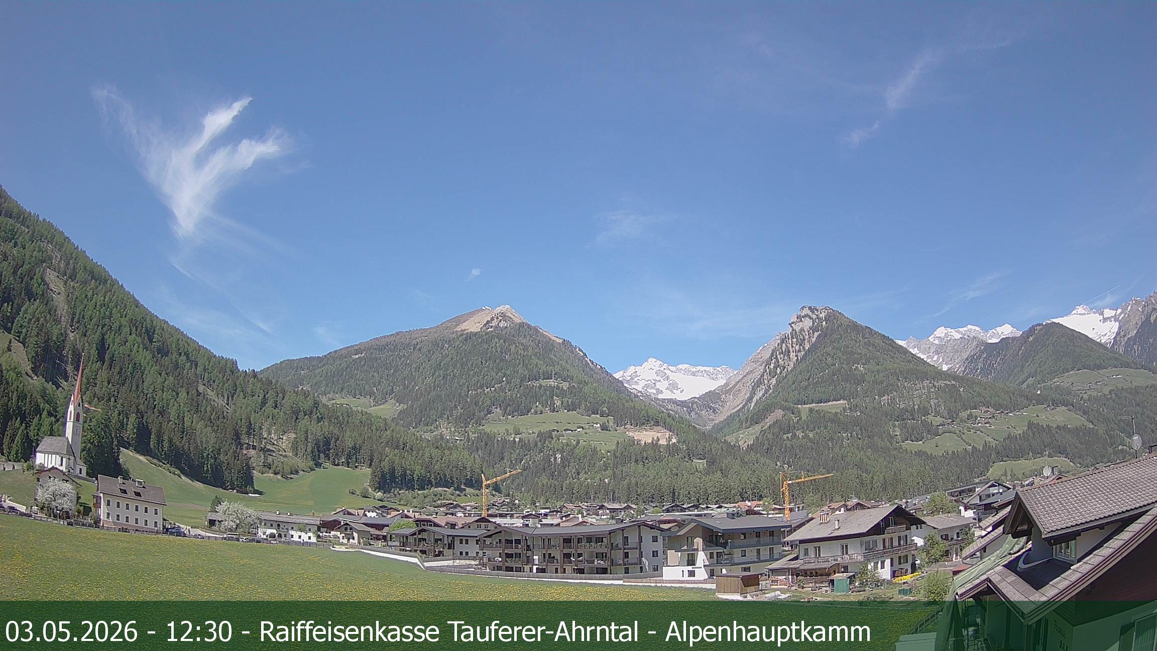Archiv Foto Webcam Tauferer Ahrntal: Luttach