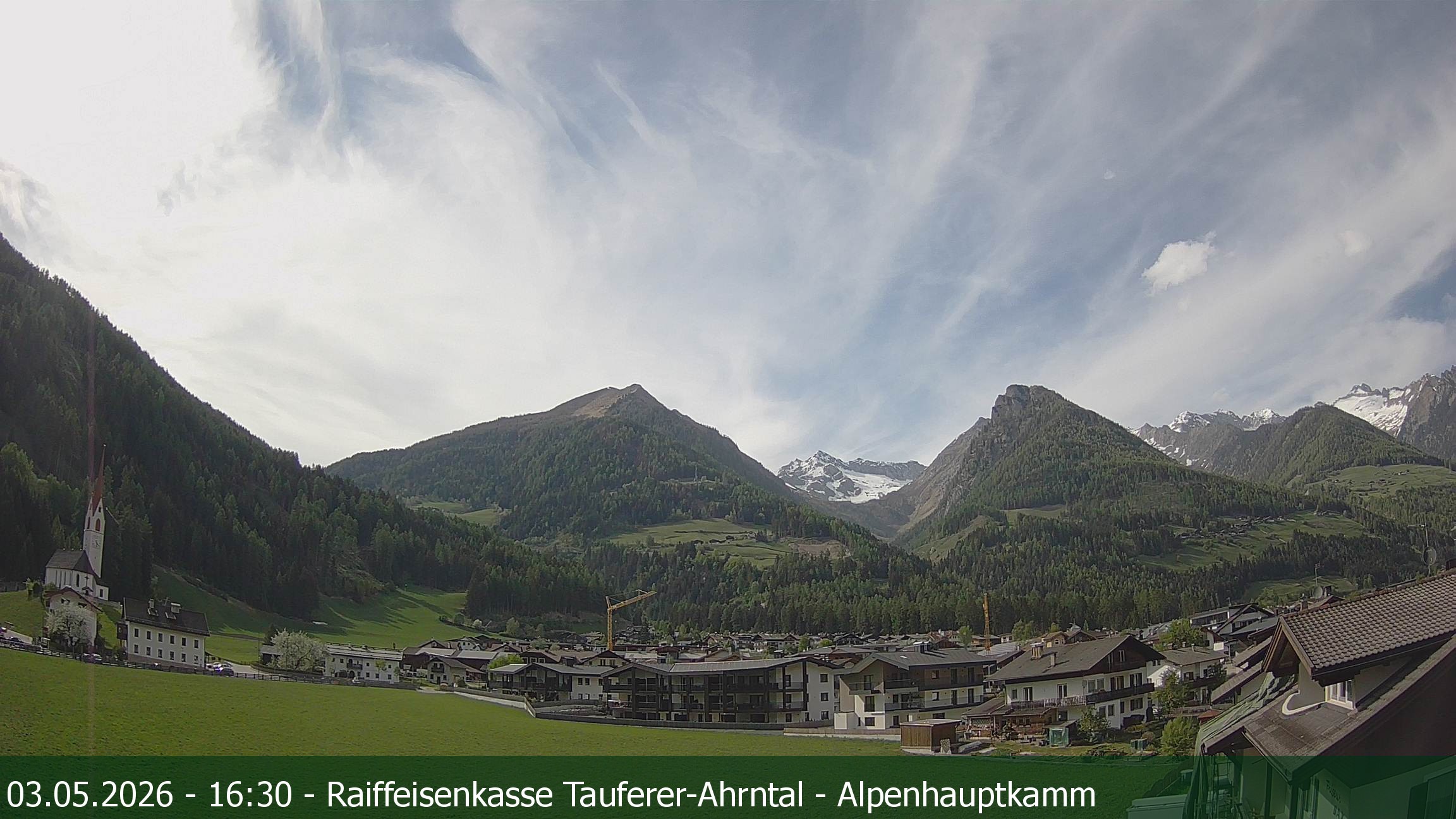 Archived image Webcam Luttach in die Ahrntal Valley